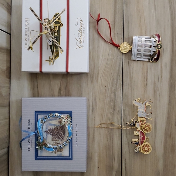 2022 White House Christmas Ornament The White House Holiday The White House Christmas Ornaments Set Of